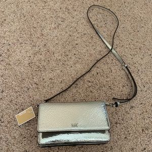 Michael Kors Metallic Crossbody NWT